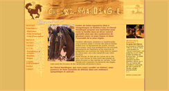 Desktop Screenshot of chevalmandingue.com